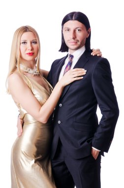 Romantik aşk konsepti.