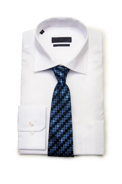 Nice male shirt isolated on the white — Stock Photo, Image