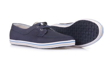 spor ayakkabı kavramı üzerinde beyaz spor ayakkabı