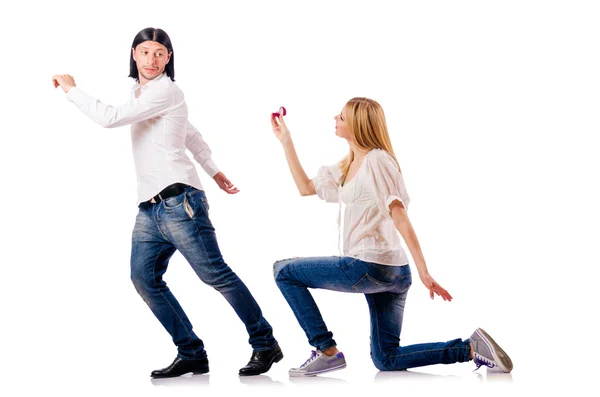 Pareja de hombre y mujer — Foto de Stock