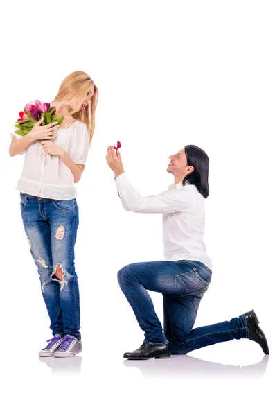 Pareja de hombre y mujer — Foto de Stock