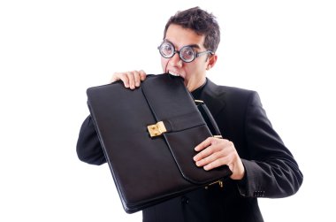 İnek işadamı beyazları soyutladı.