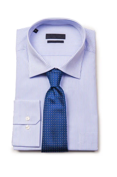 Bonita camisa masculina aislada en el blanco — Foto de Stock