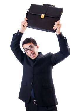 İnek işadamı beyazları soyutladı.