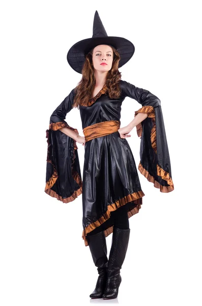 Witch isolated on the white background — Stock Photo, Image