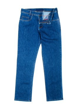 pantolon üzerinde beyaz izole