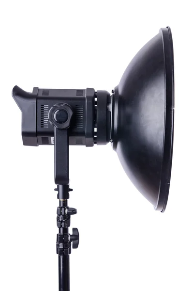 Studio light stand isolated on the white — Stock Photo, Image