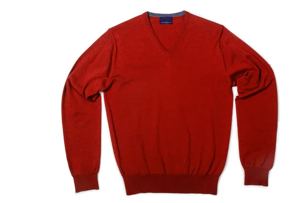 白地に隔離された男性のセーター — ストック写真