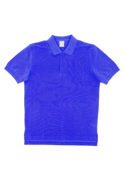 Beyaz arkaplanda yalıtılmış erkek tişörtü