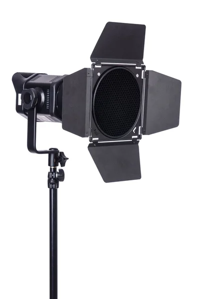 Studio light stand isolated on the white — Stock Photo, Image