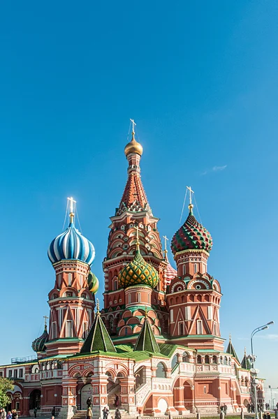 Famous st Vasily Blessed cathedral in Moscow — Stock Photo, Image