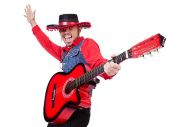 Gitarist beyazı izole etti