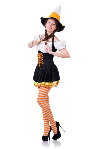 Young woman in traditional german costume — Stock Photo, Image