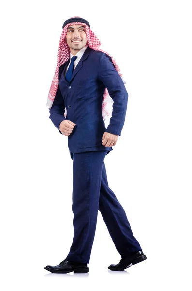 Arab businessman isolated on the white — Stock Photo, Image