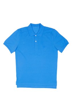 Beyaz arkaplanda yalıtılmış erkek tişörtü