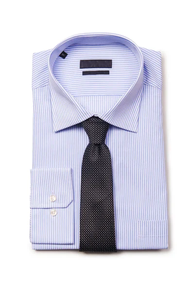 Bonita camisa masculina aislada en el blanco — Foto de Stock