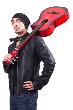 Gitarist beyazı izole etti