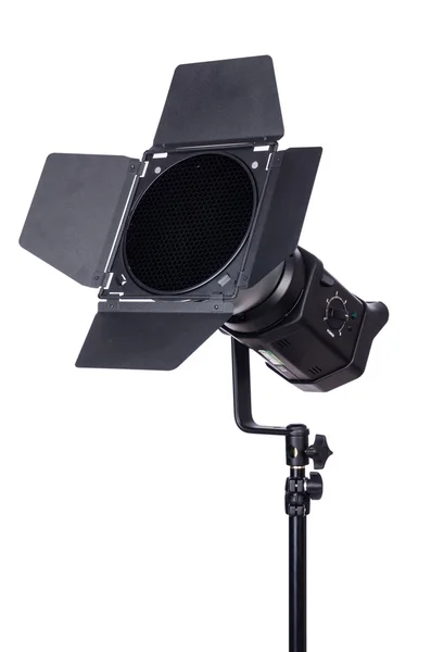 Studio light stand isolated on the white — Stock Photo, Image