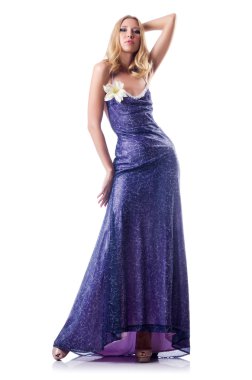 çekici model üzerinde beyaz izole