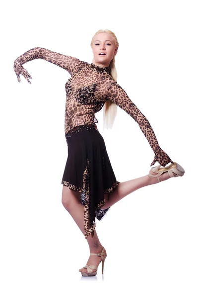Ballerina che balla danze tradizionali — Foto Stock
