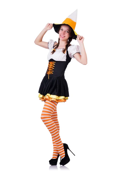 Young woman in traditional german costume — Stock Photo, Image