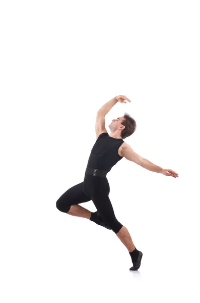 Beyaz arka plan üzerinde izole dansçı — Stok fotoğraf