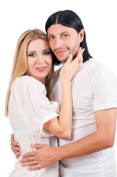 Pair of man and woman in love — Stock Photo, Image