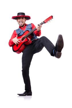 Gitarist beyazı izole etti