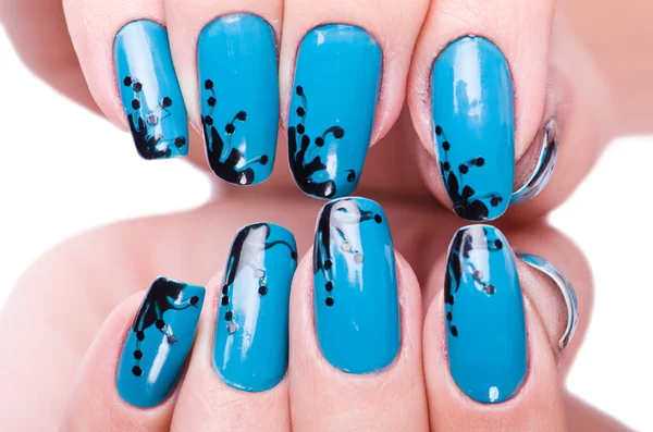 Concetto di moda con nail art — Foto Stock