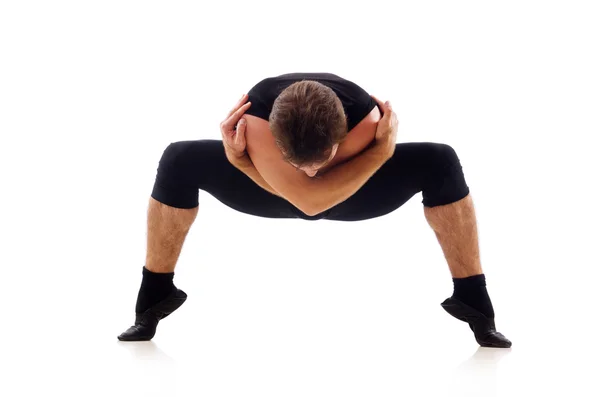 Dancer isolated on the white background — Stock Photo, Image