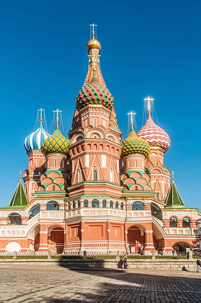 Famous st Vasily Blessed cathedral in Moscow — Stock Photo, Image