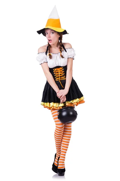 Duits meisje in traditionele festivalkleding — Stockfoto
