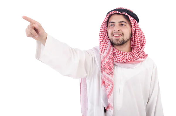 Арабское нажатие виртуальных кнопок — стоковое фото