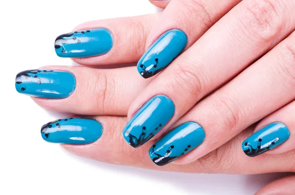 Fashion concept with nail art — Stock Photo, Image