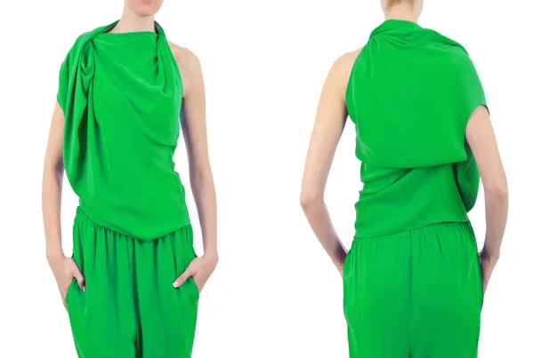 Módní koncept sadami šaty na bílém pozadí — Stock fotografie