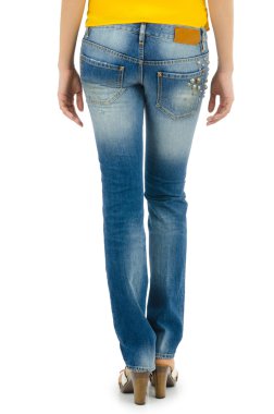 Beyaz arka plan üzerinde izole pantolon