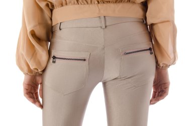 Beyaz arka plan üzerinde izole pantolon