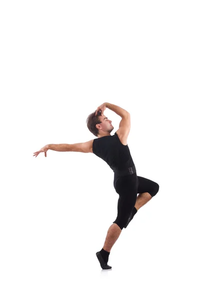 Ballerino isolato sullo sfondo bianco — Foto Stock