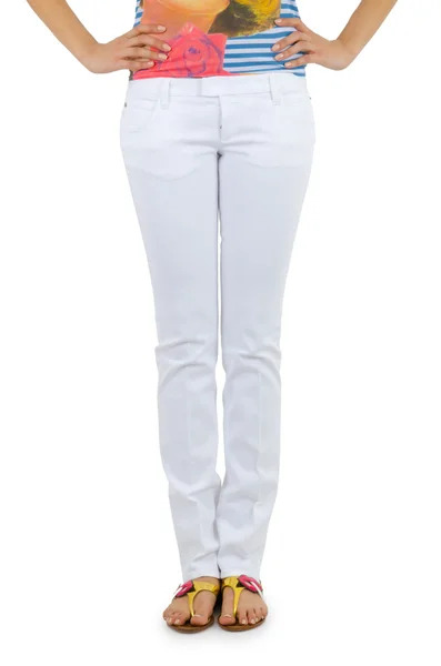 Pantalones aislados sobre fondo blanco — Foto de Stock