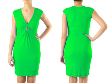 moda kavramı elbise ile beyaz olarak ayarlar