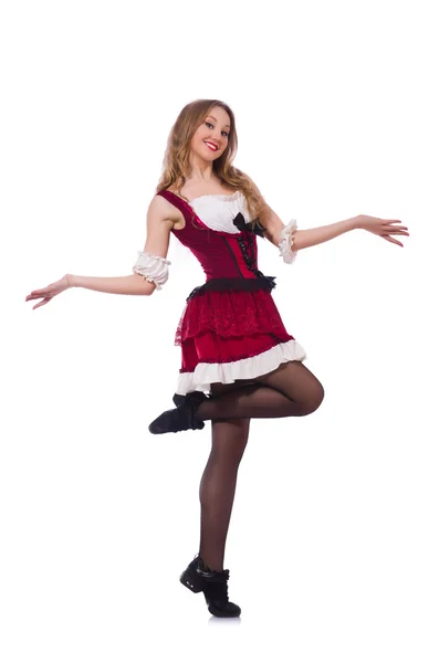 Niemiecka dziewczyna w tradycyjnym stroju festiwalowym — Zdjęcie stockowe