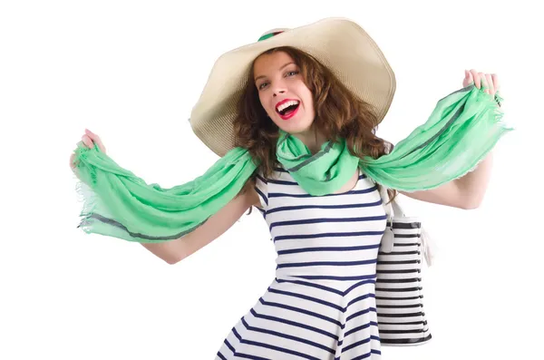 Young woman in summer concept — Stock Photo, Image