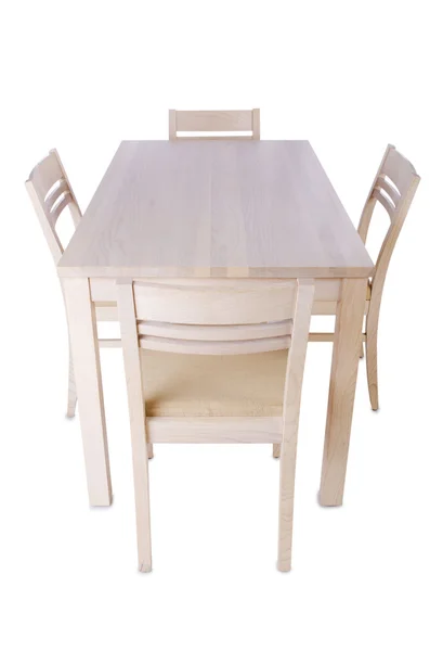 Ensemble de meubles avec table et chaise — Photo