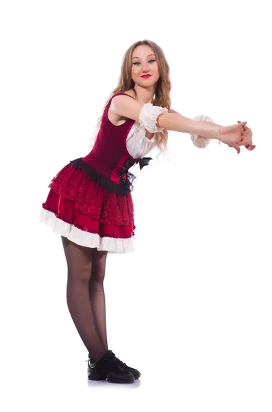 German girl in traditional festival clothing — Stock Photo, Image