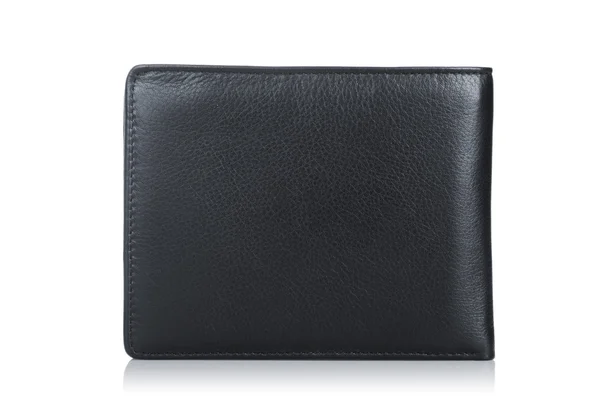 Läder plånbok isolerat på vita — Stockfoto