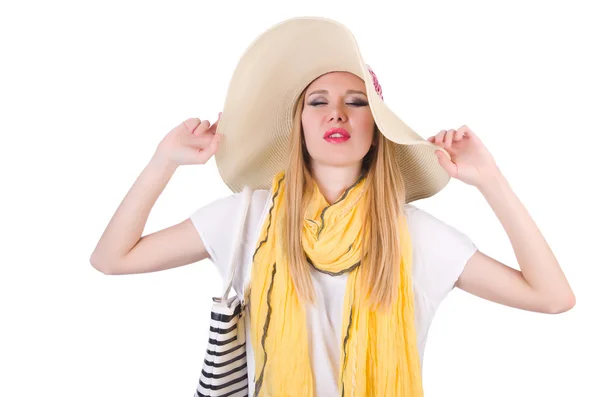 Jonge aantrekkelijke vrouw klaar voor zomervakantie — Stockfoto