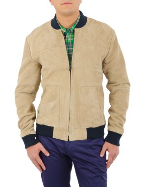 Beyaz modelli moda konsepti