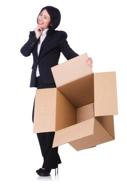 Beyaz kutulara bir sürü kadınla