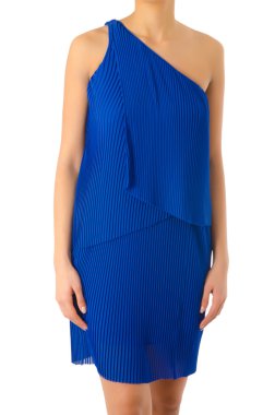 Beyaz giysili kadın konsepti