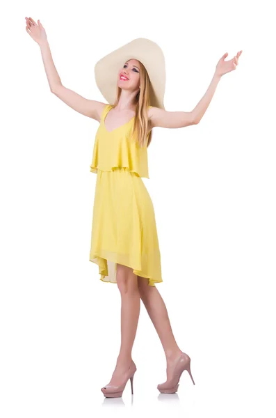 Junge Frau in Sommerkleidung — Stockfoto